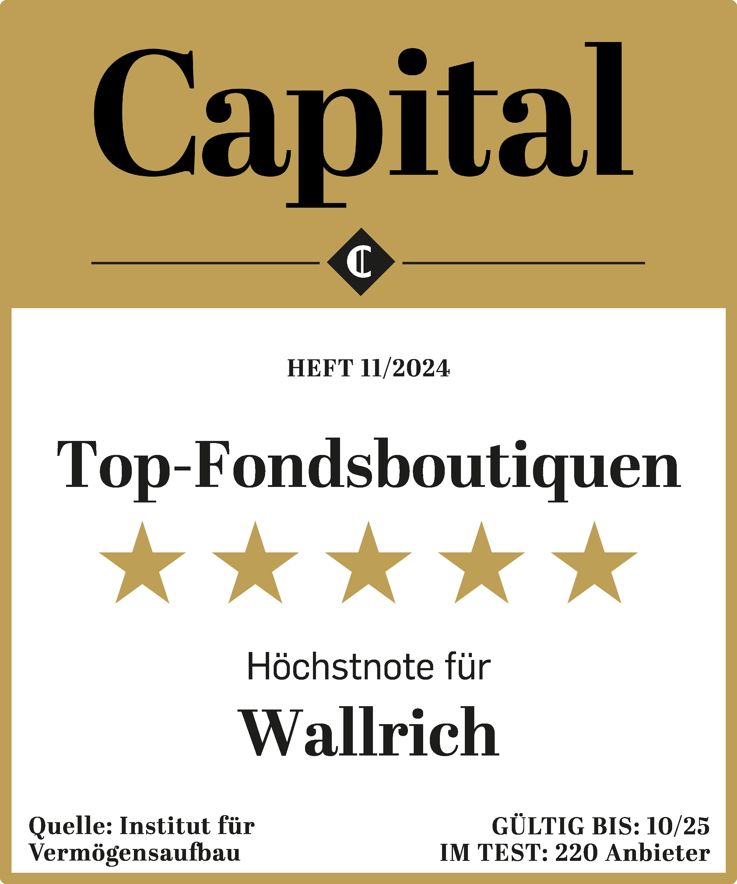 Top Fondsboutiquen5Sterne Wallrich